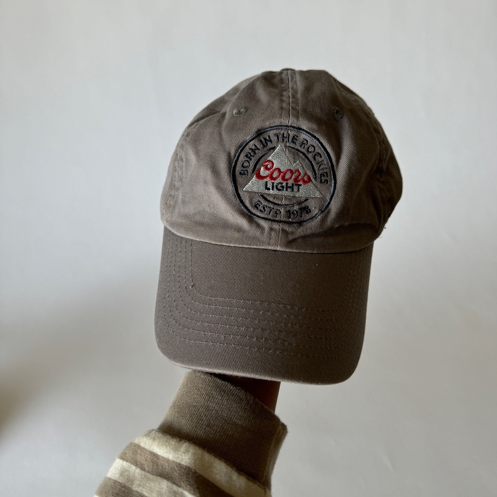 Gray Retro Coors Hat